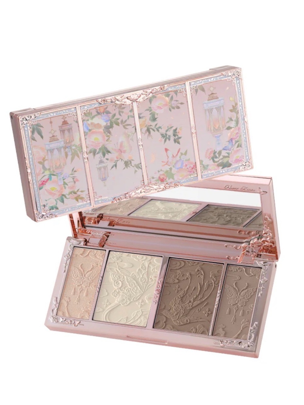 Flower Knows Butterfly Cloud Collar Embossed Highlight & Contour Palette 💕
